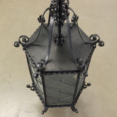 Lantern Wrought Iron Italy XX Century