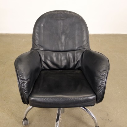 De Padova Serbelloni Office Chair Leather Italy 1990s