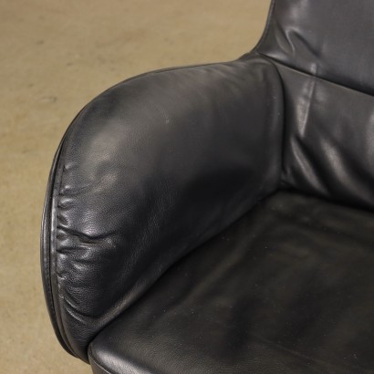 De Padova Serbelloni Office Chair Leather Italy 1990s