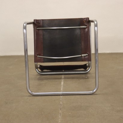 Bauhaus Stil Stuhl Metall Italien 1960er