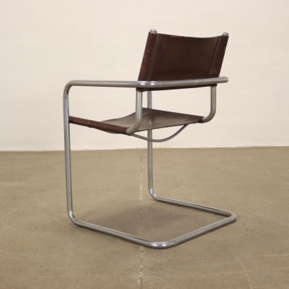 Bauhaus Style Chair Metal Italy 1960s