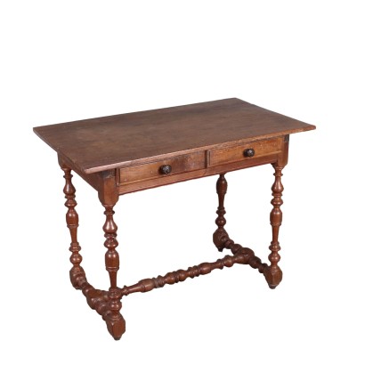 Table Baroque Noyer Italie XVIII Siècle