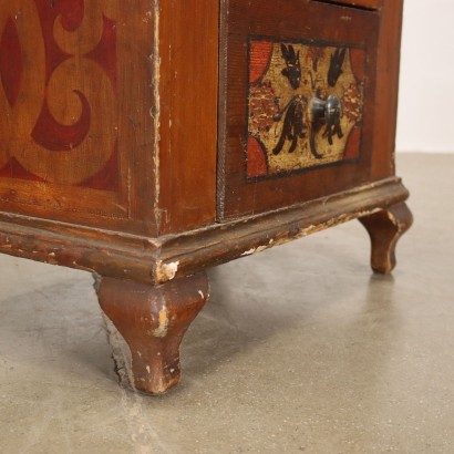 Bedside Table Fir Italy XIX Century