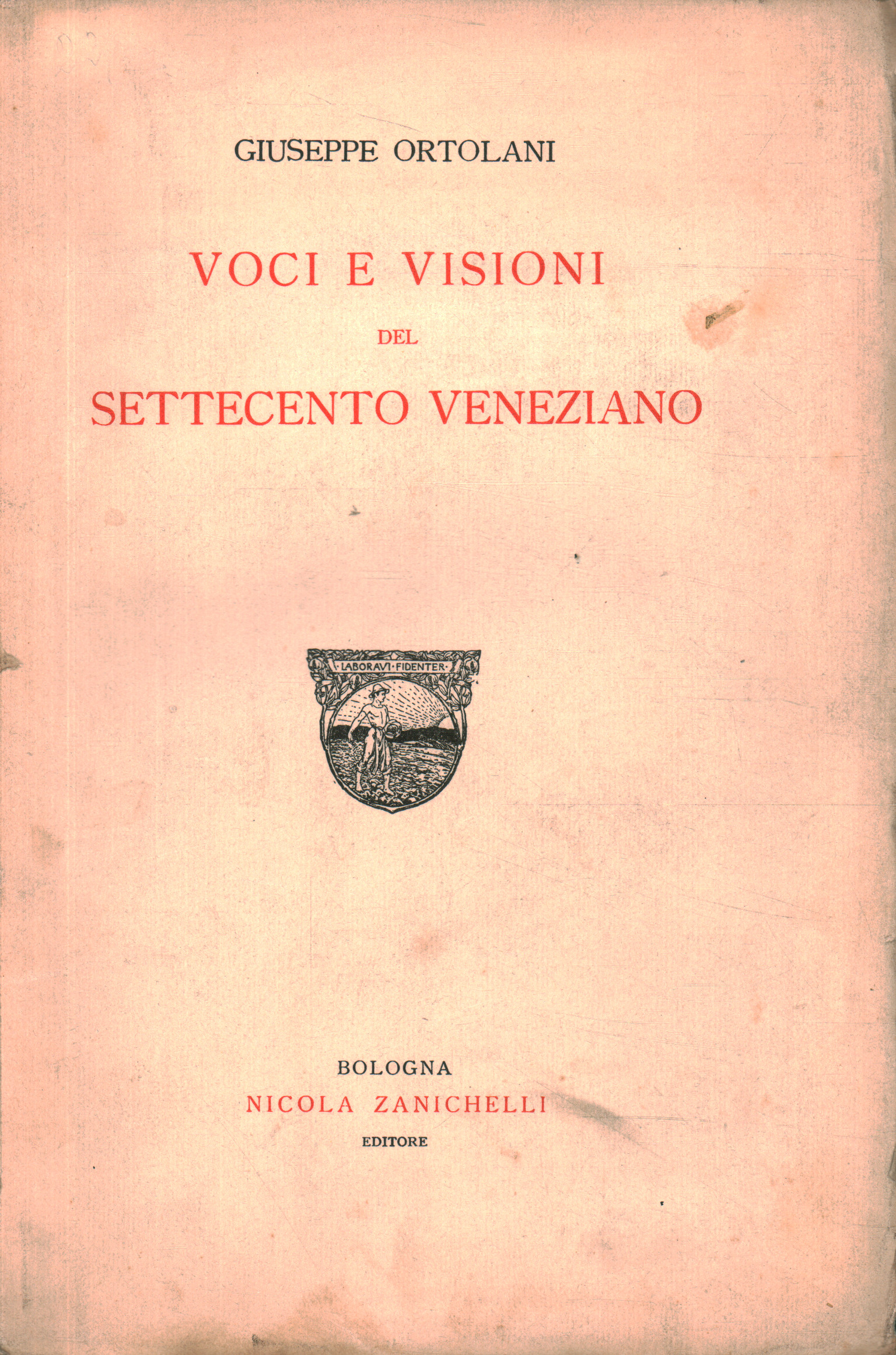 Voix et visions du XVIIIe siècle vénitien%