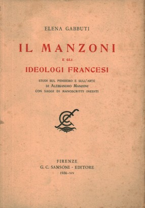 Il Manzoni e gli ideologi francesi
