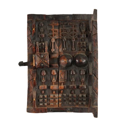 Dogon Style Wooden Panel Mali XX Century