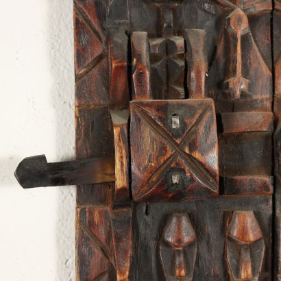 Dogon Style Wooden Panel Mali XX Century