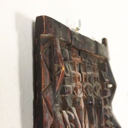 Dogon Style Wooden Panel Mali XX Century
