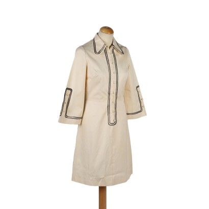 Robe Vintage Coton Italie Années 1960