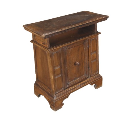 Bedside Table Walnut Italy XX Century