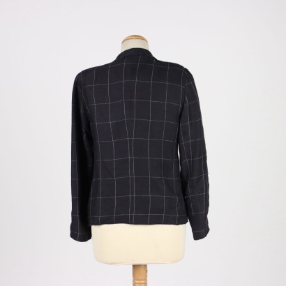 Giorgio Armani Jacket Flax Size 16 Italy 1980s-1990s