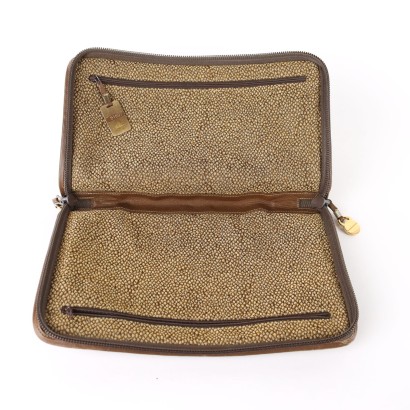 Pochette Vintage Borbonese Cuir Italie