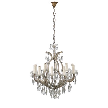 Maria Theresa Style Chandelier Glass Italy XX Century