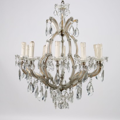 Maria Theresa Style Chandelier Glass Italy XX Century