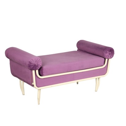 Bench Velvet Italy 1950s