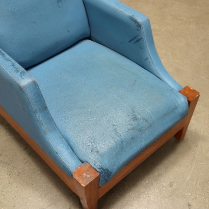 Fauteuil Teck Italie Années 1940