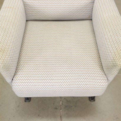 Fauteuil Tissu Italie Années 1960