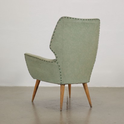 Fauteuil Tissu Italie Années 1950