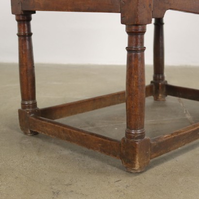 Table Basse Baroque Noyer Italie XVII-XVIII Siècle