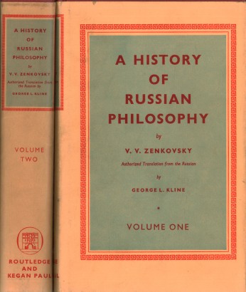 A history of russian philosophy  (2 volumi )