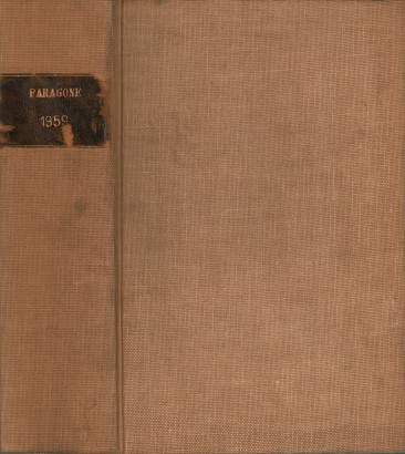 Paragone Rivista mensile di arte figurativa e letteratura. Letteratura Anno IX-1959. Fascicoli pari 110-120