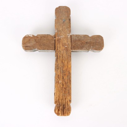Kruzifix Holz Italien XIX Jhd