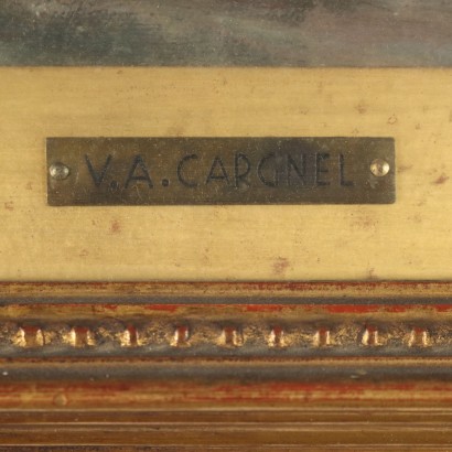 V. Cargnel Öl auf Leinwand Italien 1910