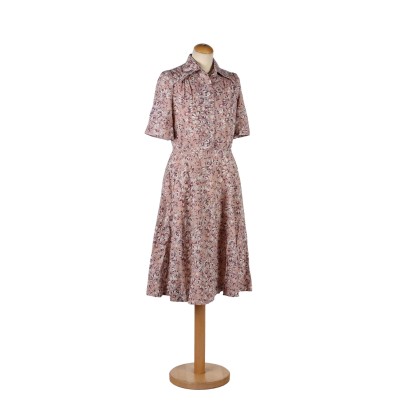 Robe Vintage Coton Taille M Italie Années 1950-1960