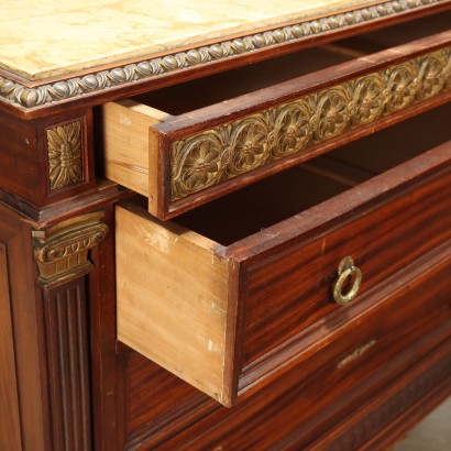 Ducrot Chest of Drawers Mahogany Italy XX Century