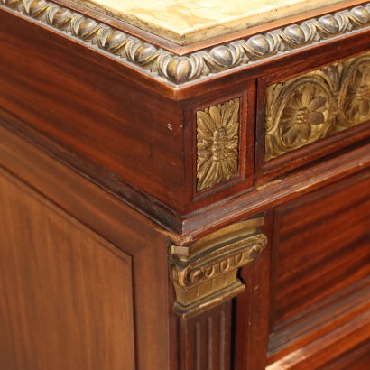 Ducrot Chest of Drawers Mahogany Italy XX Century