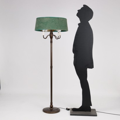 Lampadaire Laiton Italie Années 1950