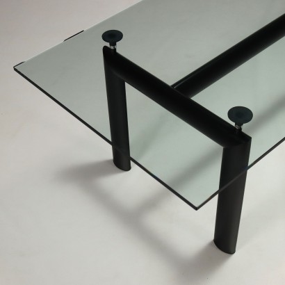 Table Cassina LC6 Verre Italie Années 1980