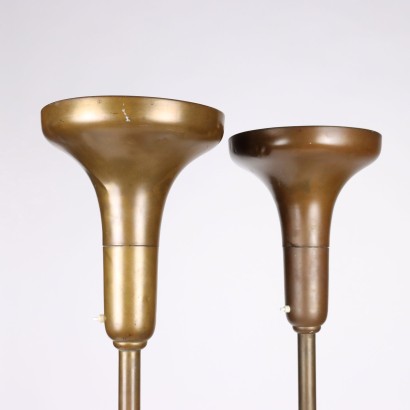 Pair of Lamps Luminator Brass Italy 1940s