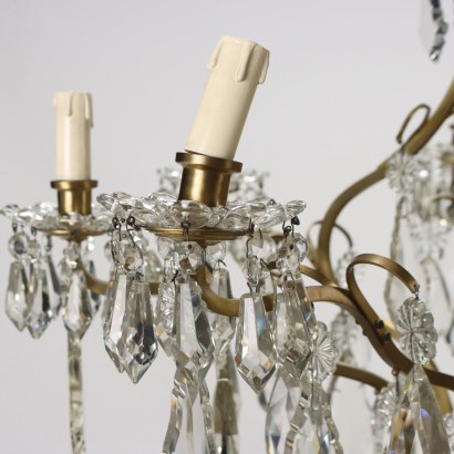 Chandelier Brass Italy XX Century