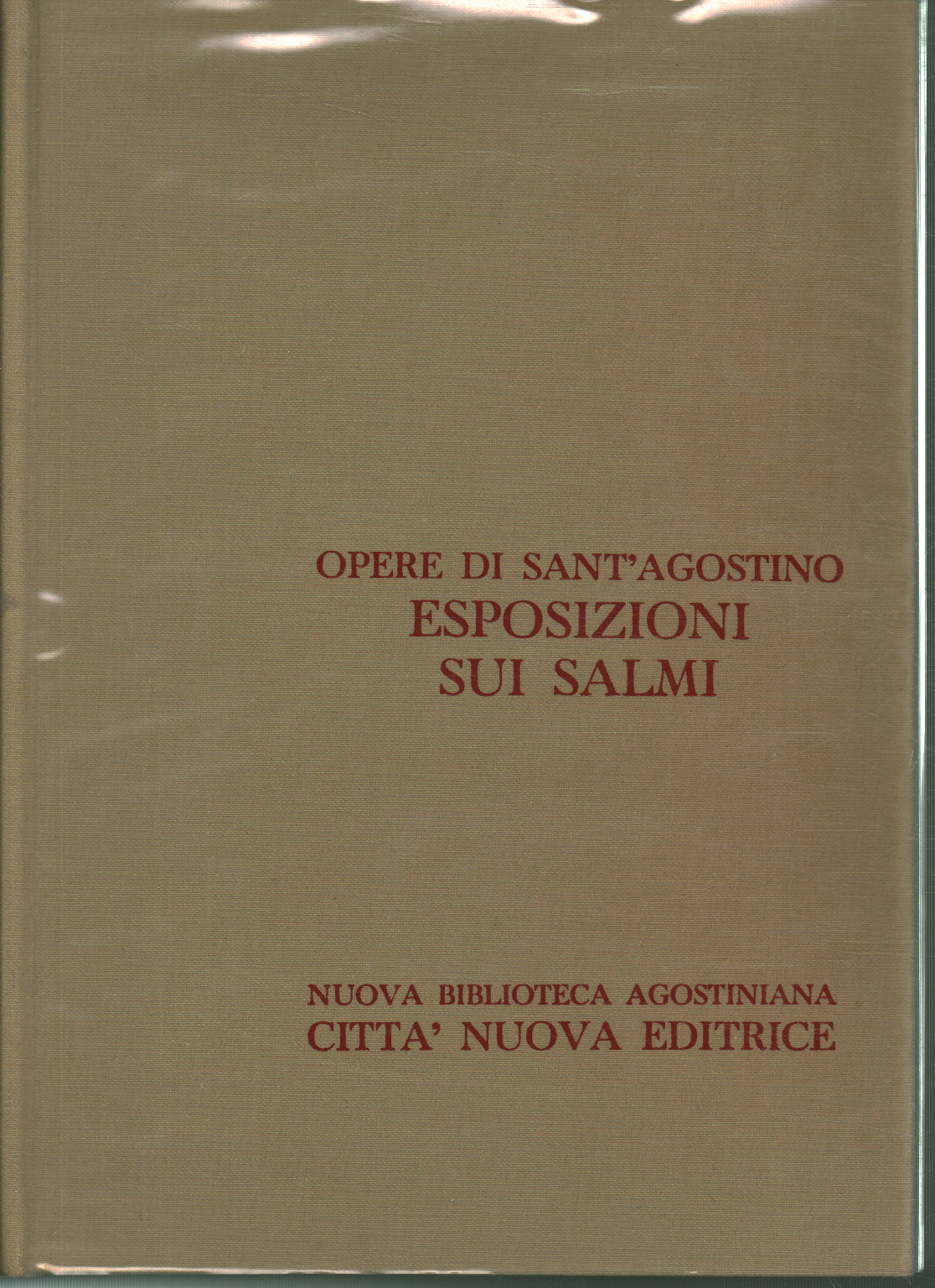 Works of Sant'Agostino XXV. Exp
