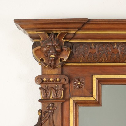 antiquariato, specchiera, antiquariato specchiera, specchiera antica, specchiera antica italiana, specchiera di antiquariato, specchiera neoclassica, specchiera del 800 - antiquariato, cornice, antiquariato cornice, cornice antica, cornice antica italiana, cornice di antiquariato, cornice neoclassico, cornice del 800,Specchiera da Appoggio in Stile