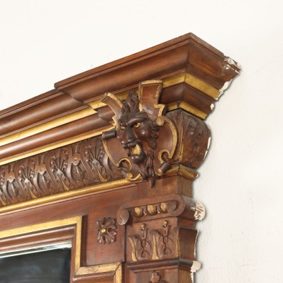 antiquariato, specchiera, antiquariato specchiera, specchiera antica, specchiera antica italiana, specchiera di antiquariato, specchiera neoclassica, specchiera del 800 - antiquariato, cornice, antiquariato cornice, cornice antica, cornice antica italiana, cornice di antiquariato, cornice neoclassico, cornice del 800,Specchiera da Appoggio in Stile