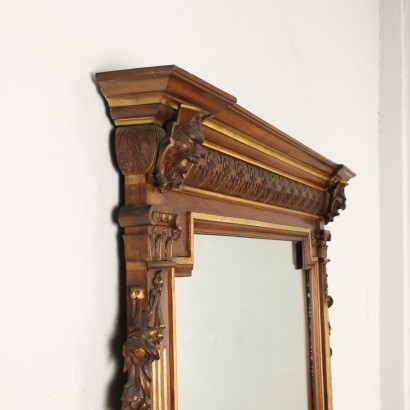 antiquariato, specchiera, antiquariato specchiera, specchiera antica, specchiera antica italiana, specchiera di antiquariato, specchiera neoclassica, specchiera del 800 - antiquariato, cornice, antiquariato cornice, cornice antica, cornice antica italiana, cornice di antiquariato, cornice neoclassico, cornice del 800,Specchiera da Appoggio in Stile