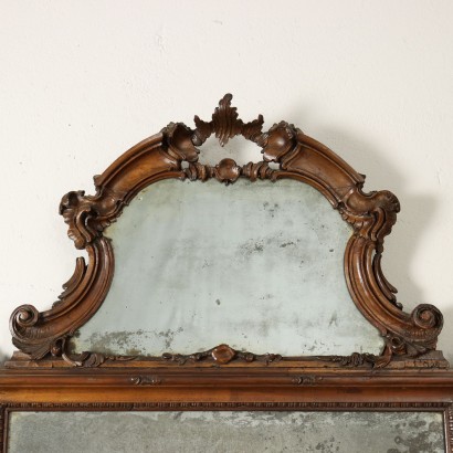 Miroir Style Baroque Verre Italie XIX Siècle