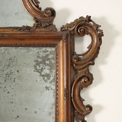 Miroir Style Baroque Verre Italie XIX Siècle