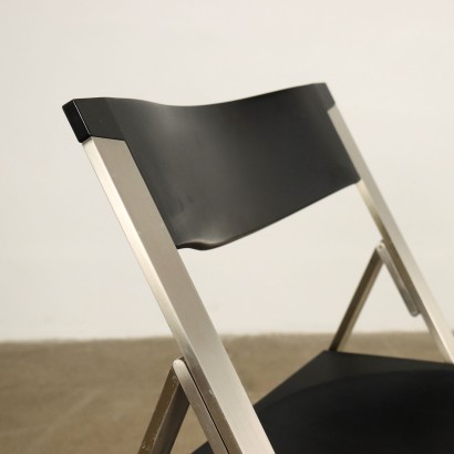 Tecno P08 Chair Steel Italy 1990s