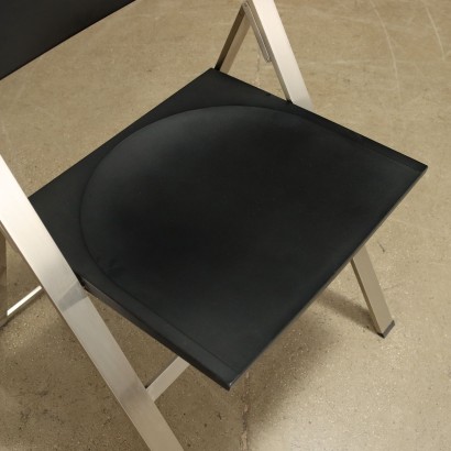 Tecno P08 Chair Steel Italy 1990s