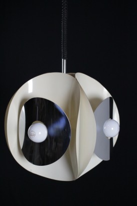 Ceiling Lamp Aluminium Italy 1960s-1970s
