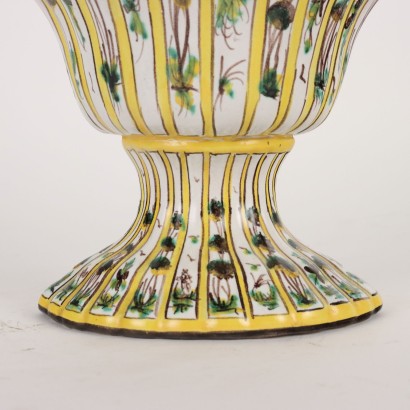 Vase Man. Levantino Céramique Italie XIX Siècle