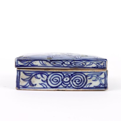 OGANCE0159535_919378 antiquariato, ceramica, antiquariato ceramica, ceramica antica, ceramica antica italiana, ceramica di antiquariato, ceramica neoclassico, ceramica del 800,Scatola da Scrittura in Porcellana