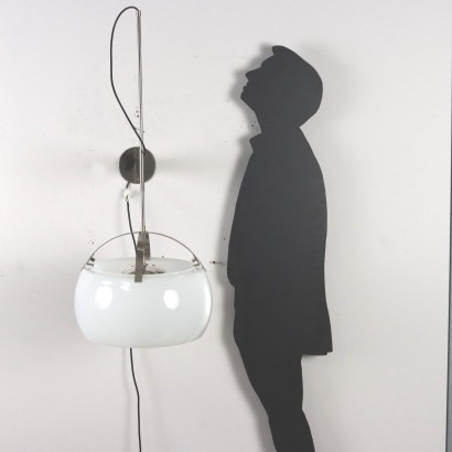 Artemide Omega Lampe Messing Italien 1960er-1970er