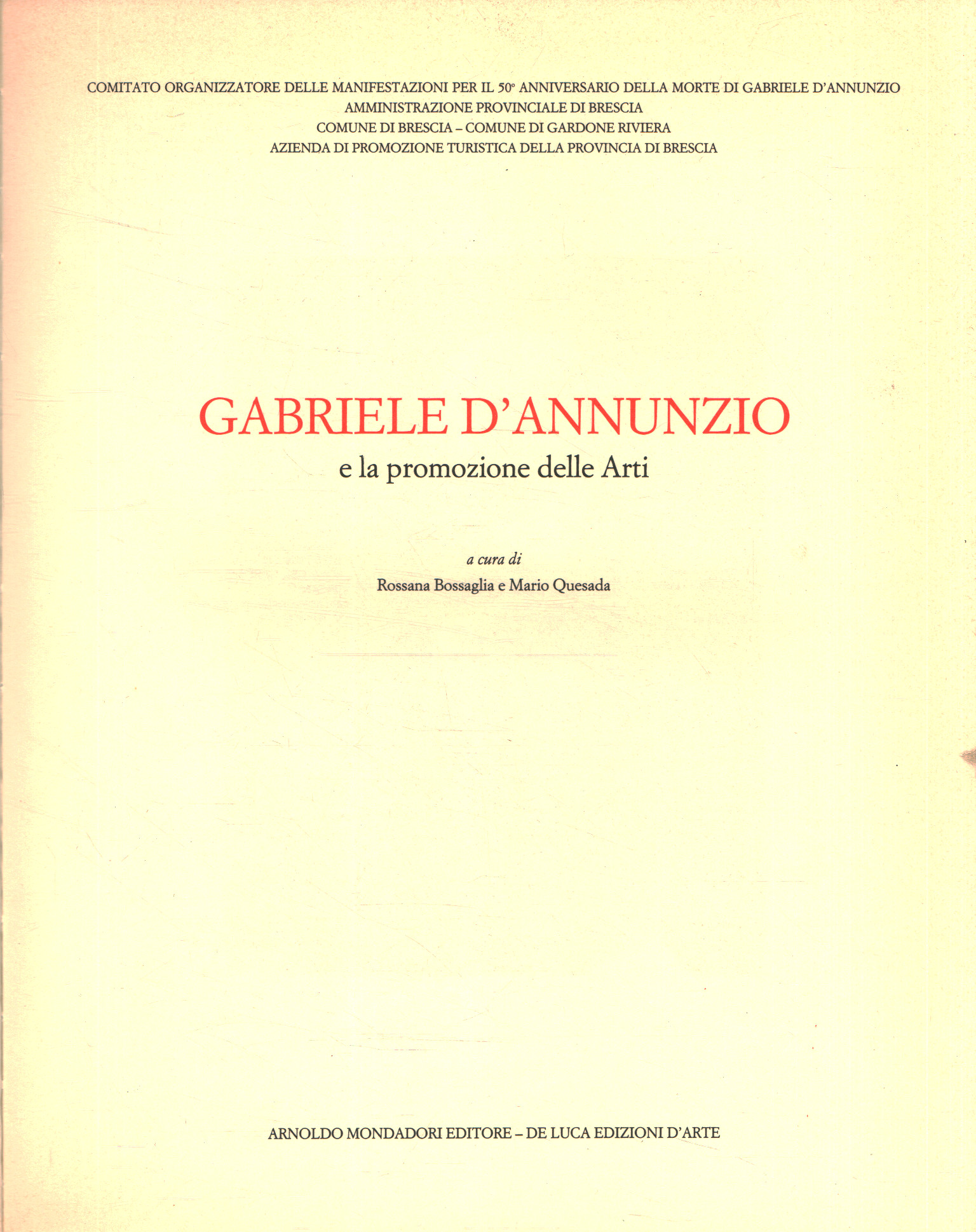 Gabriele d'Annunzio e la promoz