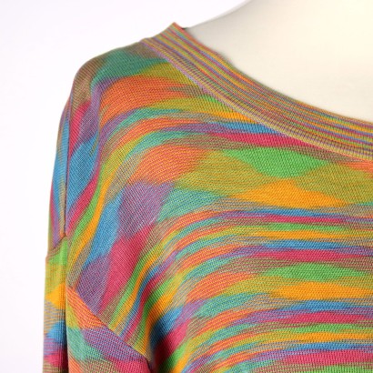 moda vintage, missoni vintage, moda italiana. Vintage italiano, moda Milanoi, algodón Missoni, vestido Missoni Vintage