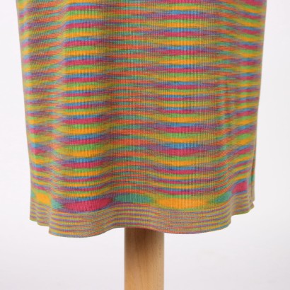 moda vintage, missoni vintage, moda italiana. Vintage italiano, moda Milanoi, algodón Missoni, vestido Missoni Vintage