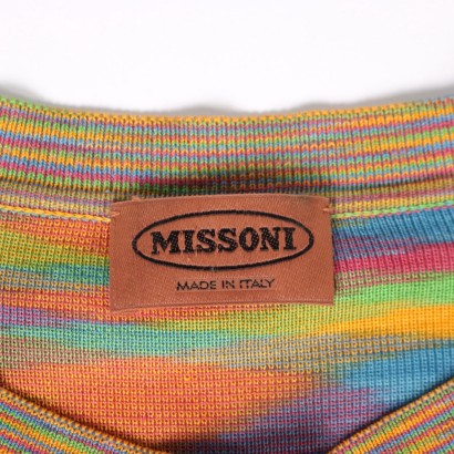 moda vintage, missoni vintage, moda italiana. Vintage italiano, moda Milanoi, algodón Missoni, vestido Missoni Vintage